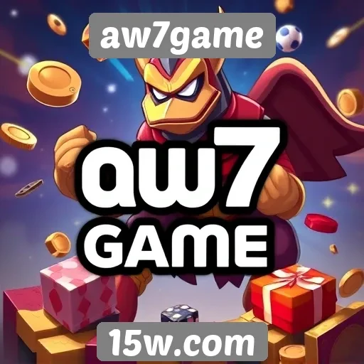 Visão geral do site de jogos aw7game